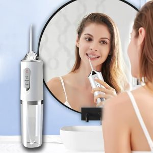 Belaidis burnos irigatorius - 4 antgaliai, įkraunamas per USB | TOOTHCLEANSO