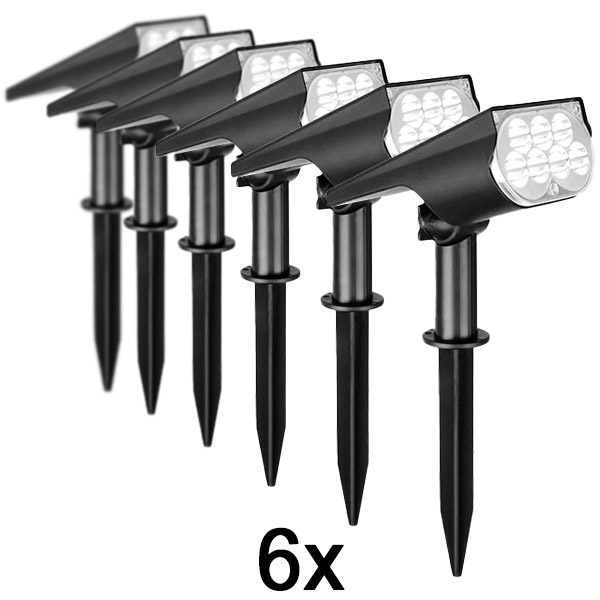6x Lauko saulės energijos prožektorius | SPOTIKE