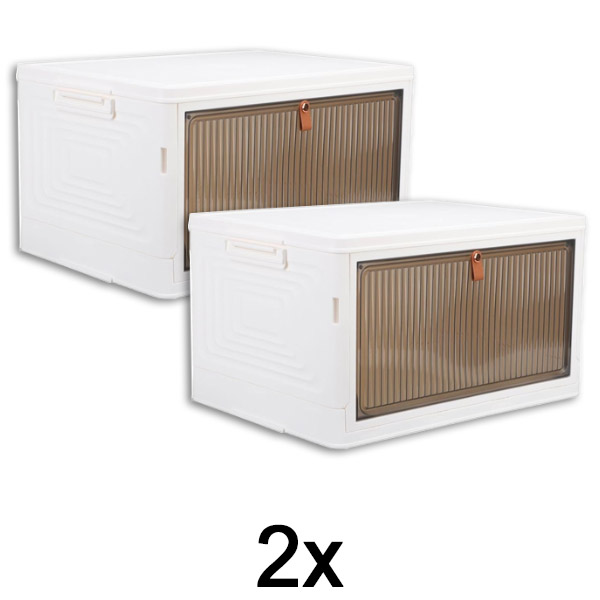 2x Sandėliavimo dėžė su dangčiu | ORGABOX